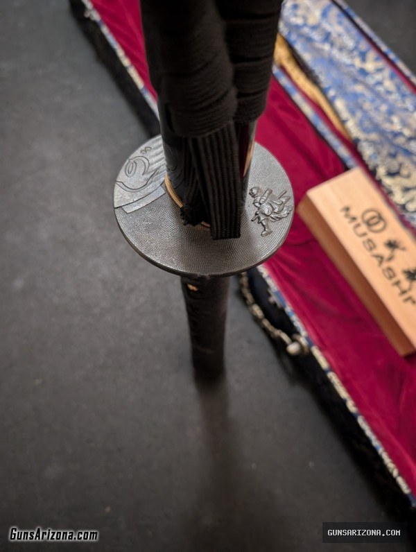 Musashi 1095 Carbon Steel Katana Clay Tempered.