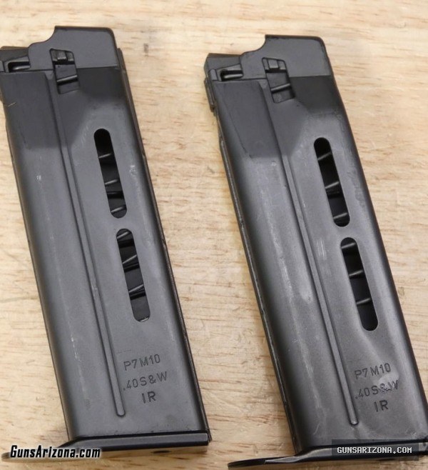 H&K P7M10 - .40 S&W - 1993 - HK - Heckler & Koch - w/ OG Box & 2 Mags