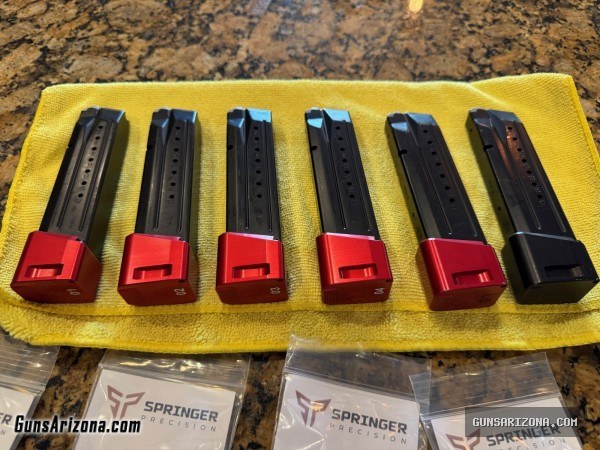 OEM S&W M&P M2.0 Competitor 9mm 17 Round Magazine + 140mm Mag Extensions (Barley Used)