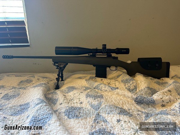 Howa 1500 6.5 creedmoor 22 inch barrel vortex viper hs lr 6-24 scope 20 moa rail 10 round magazine bipod threaded barrel muzzle brake