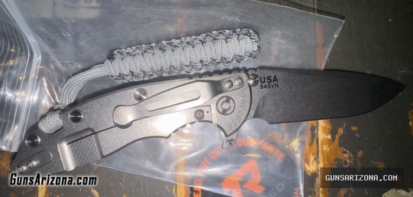 RICK HINDERER XM18 3.5” ODG/Ti w/Lanyard
