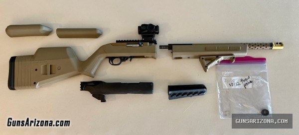 FS: Ruger 10/22 Tactical Build w/ Magpul Hunter Stock, Optic & 6 Mags (Incl. BX-25 Double Stack)