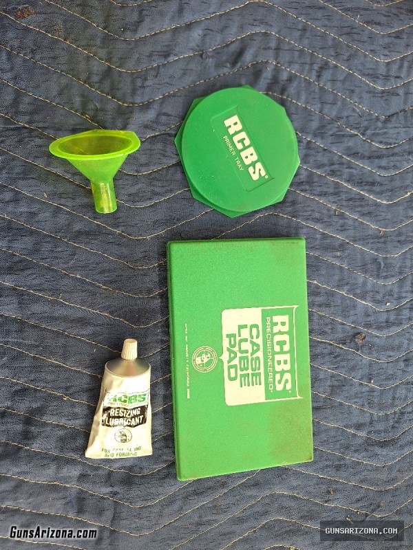 Full set of RCBS rifle – pistol reloading equipment