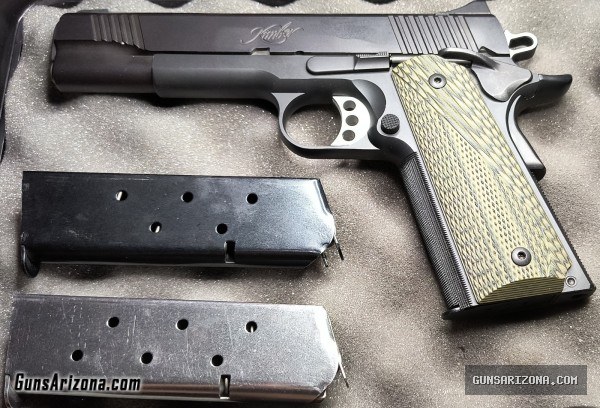 Kimber Custom TLE II .45 ACP as NIB with box, papers and spare Kimber mags
