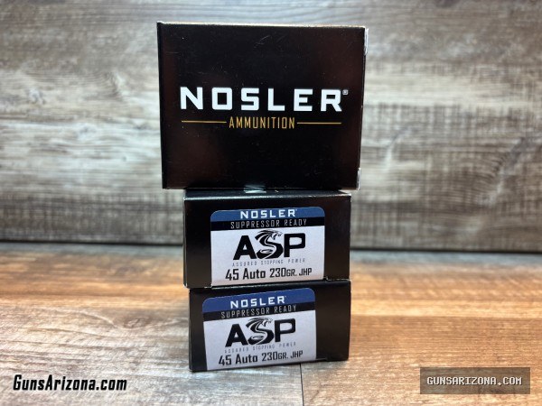 Personal Defense (JHP) Nosler ASP/Federal HST/Speer Gold Dot/Barnes TAC-XP... 9MM & .45ACP