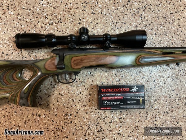 SAVAGE B MAG 17WSM LAMINATE THUMBHOLE STOCK