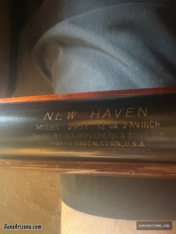 New Haven from mossberg 2 3/4 bolt action mag fed 54-56 trade for pump 12 gauge