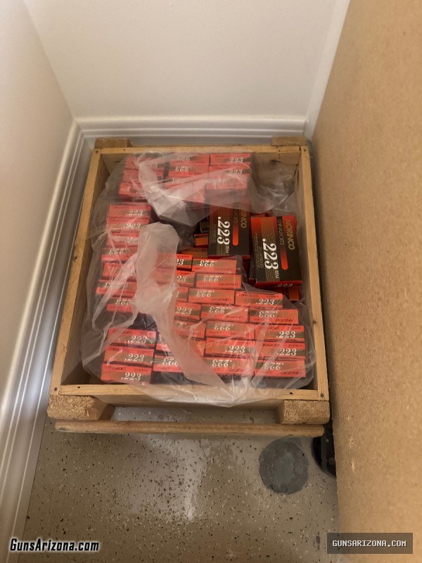 .223 norinco. 55 grain 20 rounds per box.