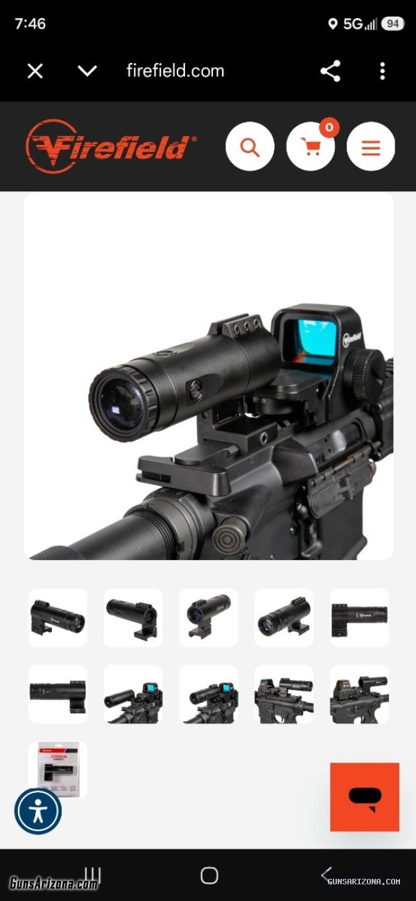 Reflex sight with 5x scope
