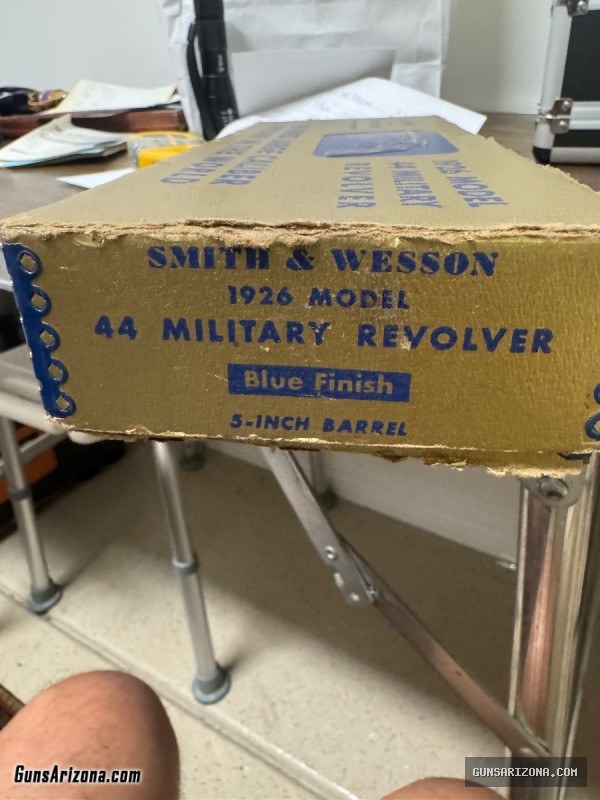 Smith & Wesson 44 Magnum 1926 model military revolver