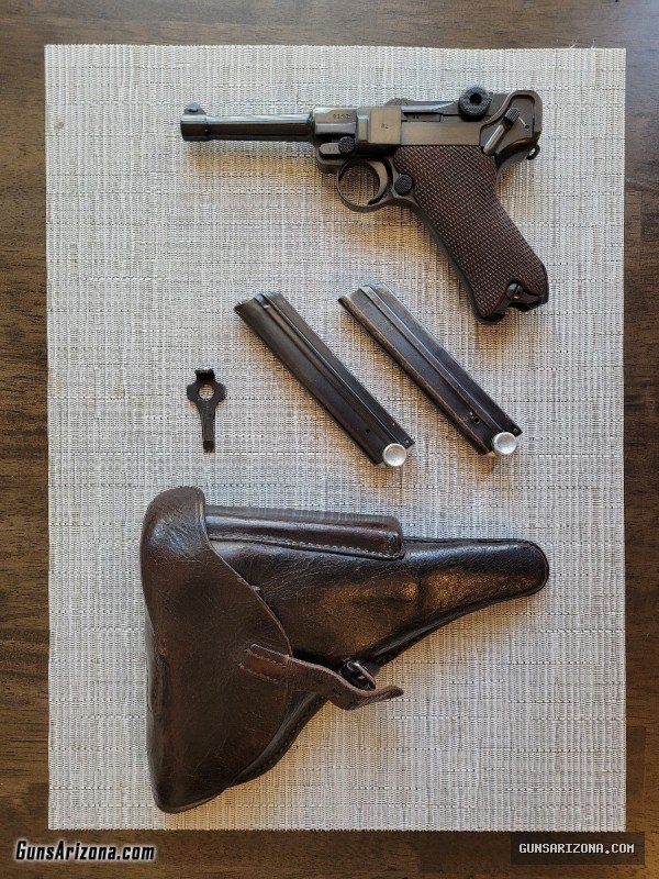 1936 Luger P08 rig