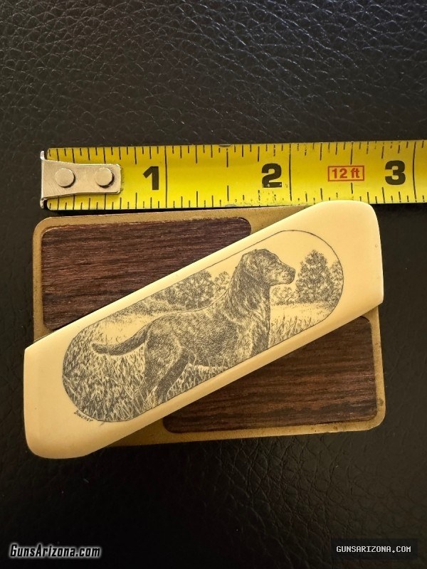 Vintage Bird Dog Touche’ by Gerber Buckle Knife