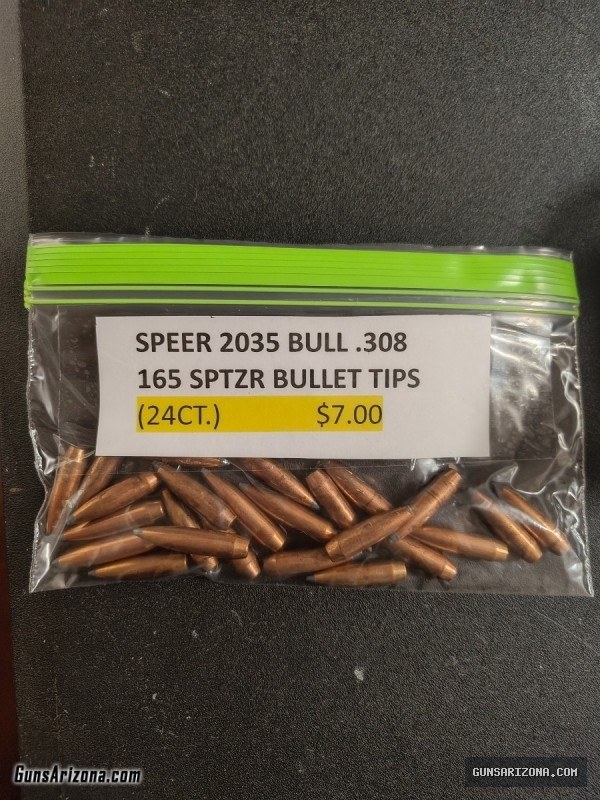 SPEER 2035 BULL .308 165 SPTZR BULLET TIPS (24 COUNT)