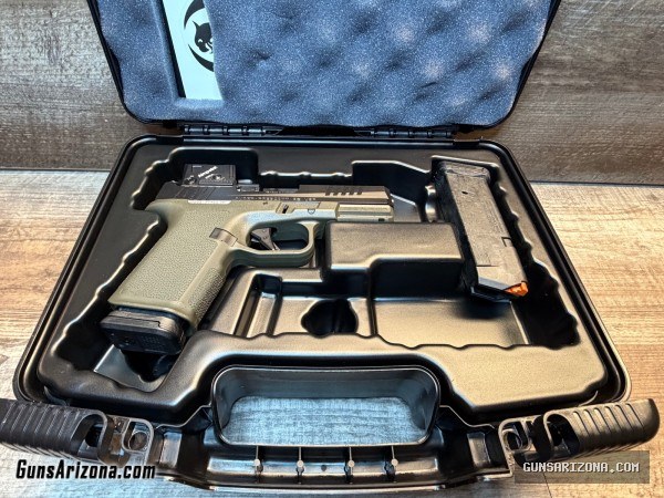 NIB: Ruger RXM Blk/OD Green with AimPoint COA optic