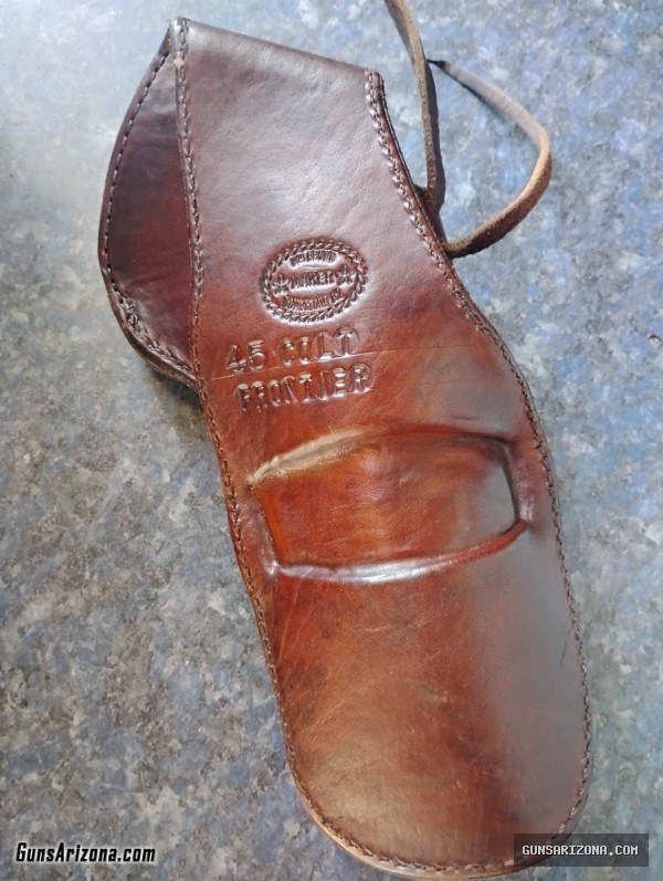 Tombstone Leather Maker "WM Brown" Left hand draw for Vaquero, Schofield and Colt Frontier