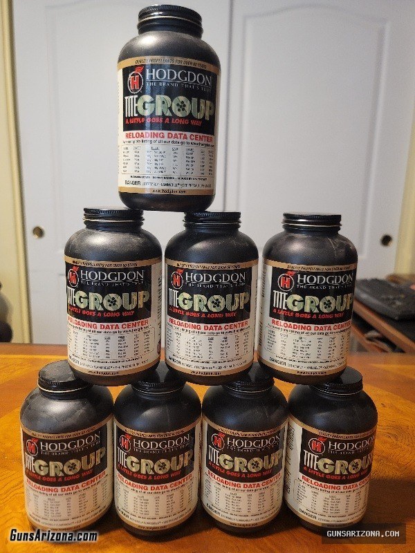 Hodgdon Titegroup (8) 1 lbs sealed containers