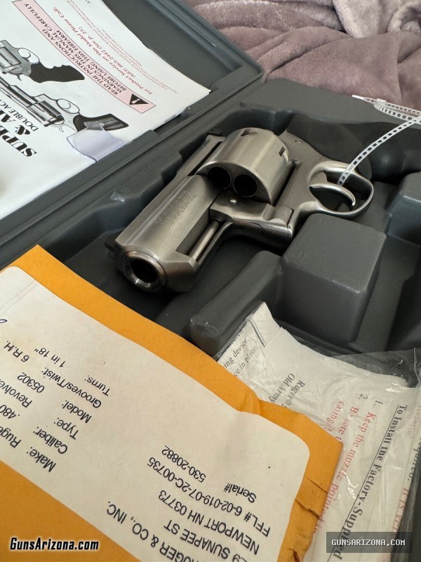 Ruger Super Redhawk Alaskan 480 caliber
