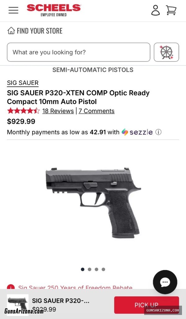 SIG X-TEN Comp 10mm-BRAND NEW