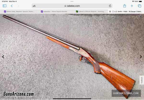 LC Smith SxS, 16 GA, Field Grade