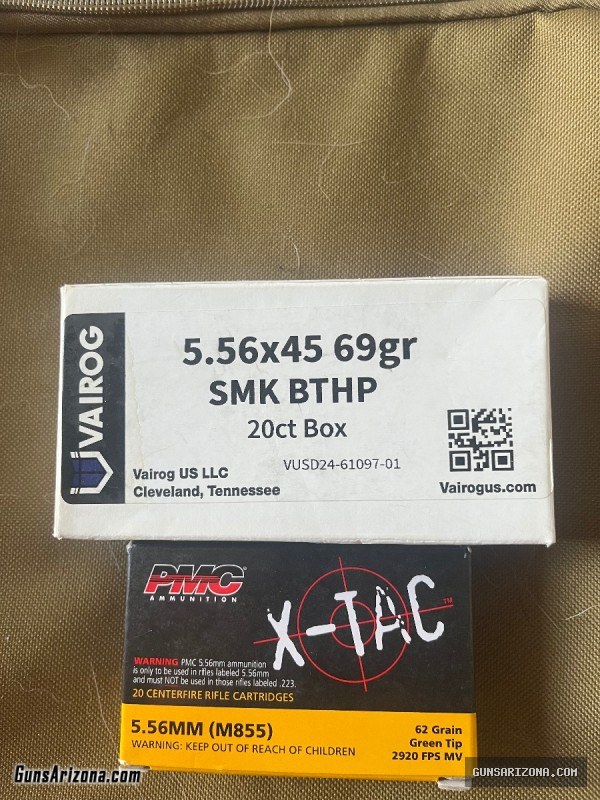 5.56 Bullet mix green tip