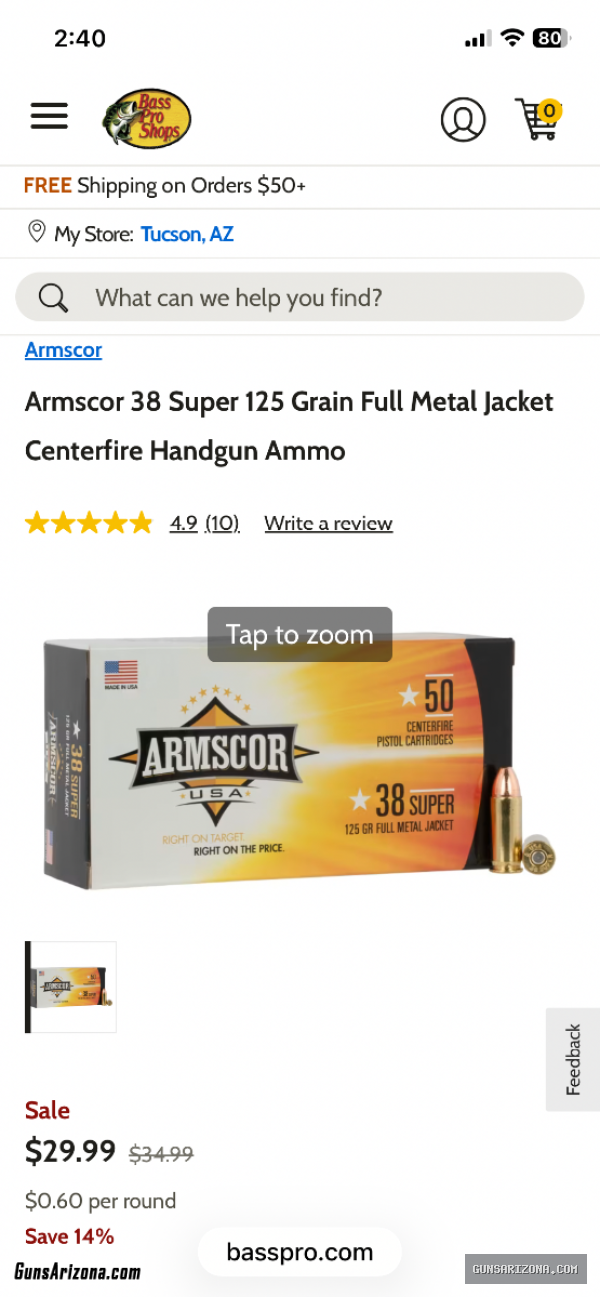 38 Super Ammo