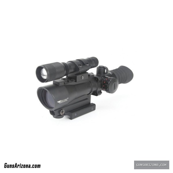 30mm Red Dot with laser and flashlight