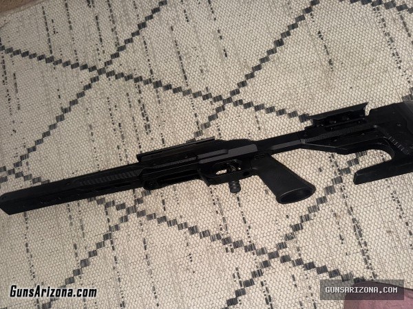 MDT Oryx chassis with savage 110 tactical short action