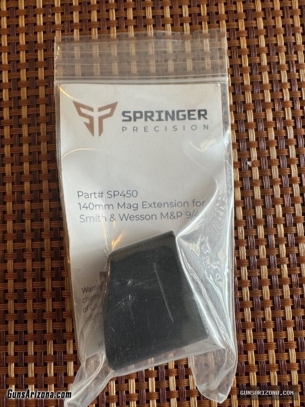 OEM S&W M&P M2.0 Competitor 9mm 17 Round Magazine + 140mm Mag Extensions (Barley Used)