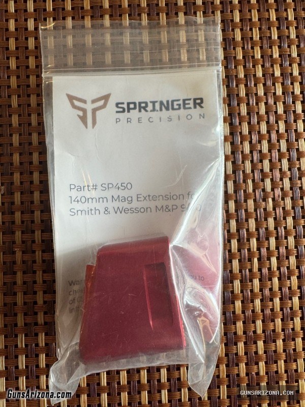 OEM S&W M&P M2.0 Competitor 9mm 17 Round Magazine + 140mm Mag Extensions (Barley Used)
