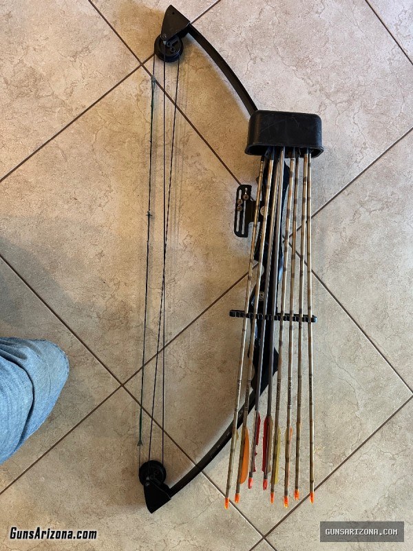Bear compound bow, black mag model