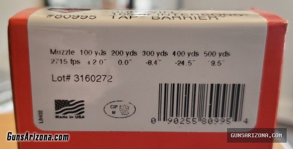 Hornady TAP .308 165 Gr. Interbond Barrier