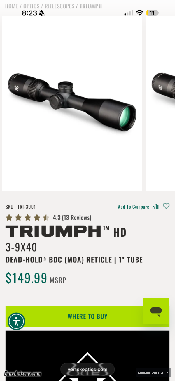 Triumph HD 3-9x40