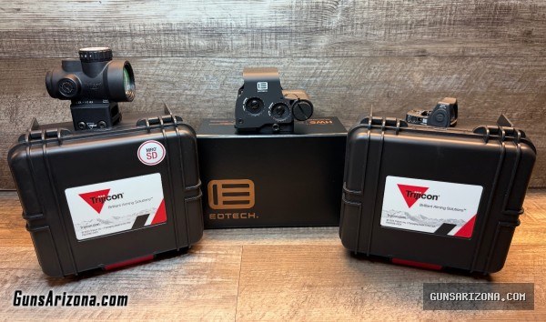 NIB: Optics- EOTech EXPS2-0, Trijicon MRO, Trijicon RMR, Holosun 508T/507C, etc.
