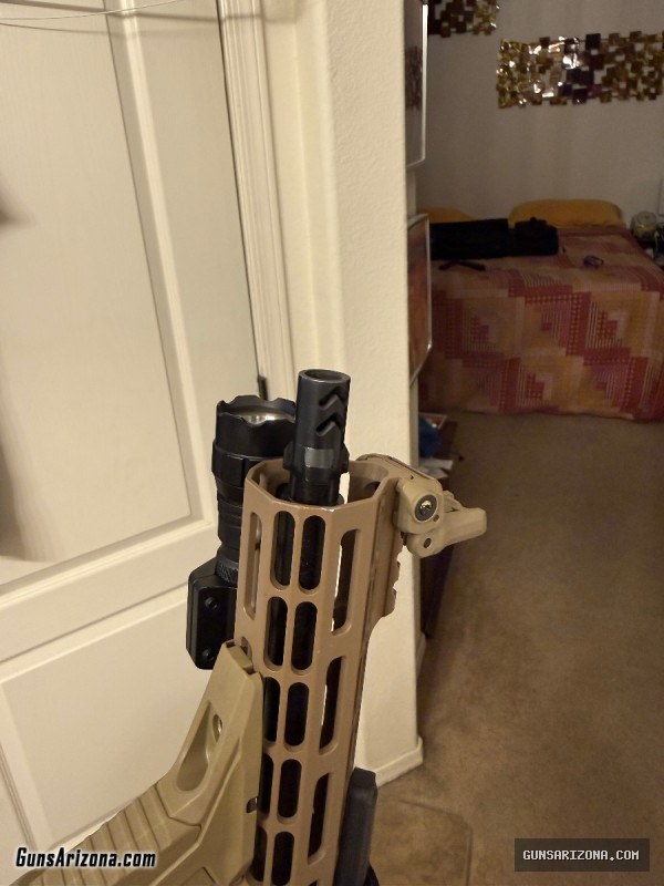 AR-9 with upgrades (suppressor ready) aero precision