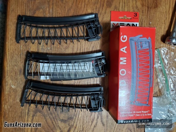 Mean Arms 9mm Ejectored EndoMag Pmag - 3 Pack 2100769 Color: Black