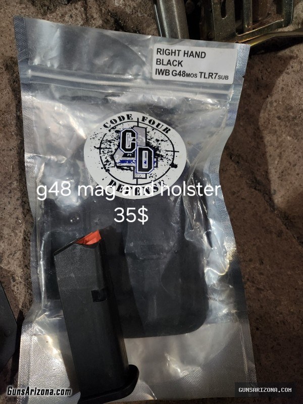 Mags, holster and scope