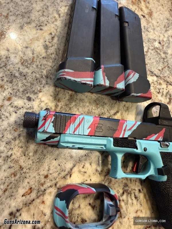 G5 Glock 34 Miami Tiger stripe