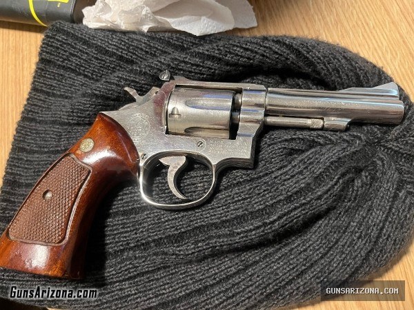 Smith Wesson 15-3 Nickle 38spec combat masterpiece