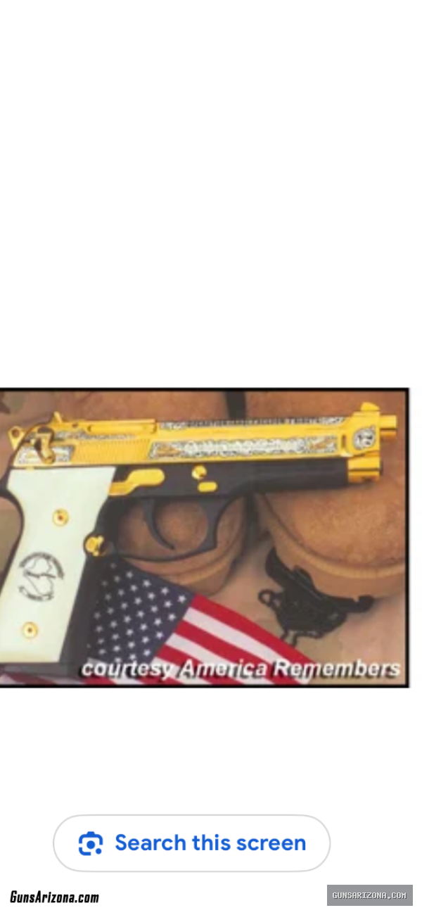 Berretta 92fs 9mm Iraqi storm commemorative