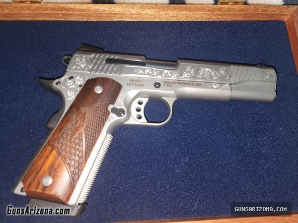 S&W 1911 E-series engraved